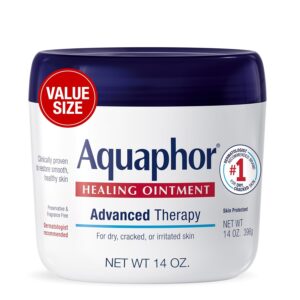 Aquaphor Healing Ointment Advanced Therapy for dry cracked skin and barrier repair