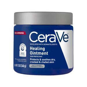 CeraVe Healing Ointment 12 oz skin protectant jar for dry and cracked skin